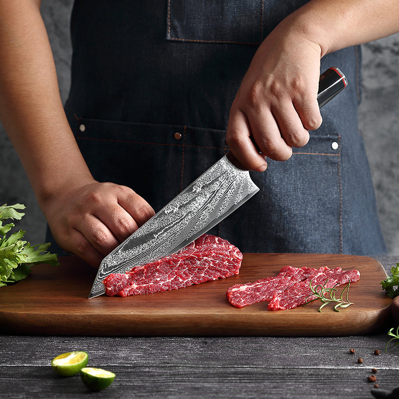 Damascus Steel Chef's Knife Set