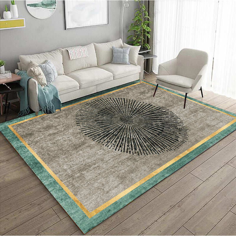 Abstract Cashmere Sofa Rug
